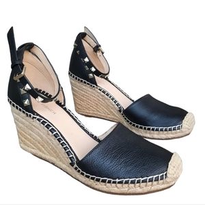 Marc Fisher Sakti Woven Espadrille Wedge Sandals US 8.5